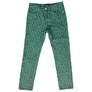 Wicked Movie x Forever 21 Green W Printed Elphaba Men’s Jeans Pants size 32